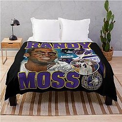 Randy Moss Throw Blanket