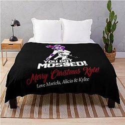 Randy Moss vs Charles Woodson You Got Mossed Throw Blanket
