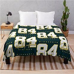 Vikings Randy Moss 84 Throw Blanket