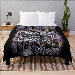 Randy Moss Celebration Throw Blanket