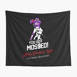 Randy Moss vs Charles Woodson You Got Mossed Tapestry