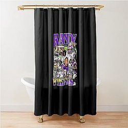 Randy Moss Vintage Bootleg Shower Curtain