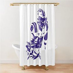 Randy Moss Football Shower Curtain