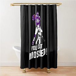 Randy Moss vs Charles Woodson Shower Curtain