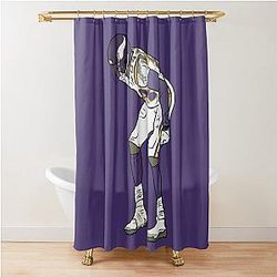 Randy Moss Mooning Celebration Shower Curtain