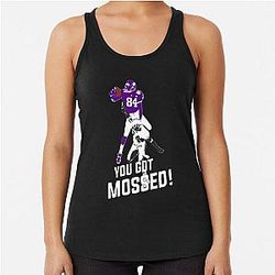 Randy Moss vs Charles Woodson Racerback Tank Top
