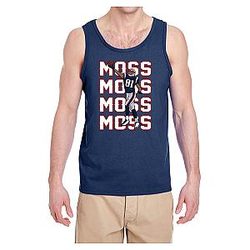 Navy New England Randy Moss Tank Top