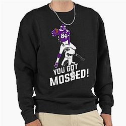 Randy Moss vs Charles Woodson You Got Mossed Pullover Sweatshirt