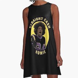 Randy Moss Straight Cash Homie A-Line Dress