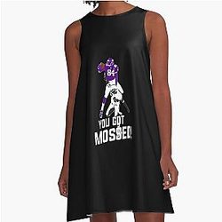 Randy Moss vs Charles Woodson A-Line Dress