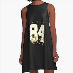 Vikings Randy Moss 84 A Line Dress