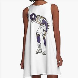 Randy Moss Mooning A Line Dress