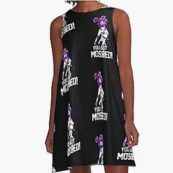 Randy Moss vs Charles Woodson You Got Mossed Love A-Line Dress