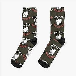 You Got Mossed Show Randy Mossed Football Socks