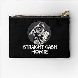 Randy Moss Straight Cash Homie Funny Vikings Patriots Gift Football Novelty Awesome Cool Hilarious Gag Zipper Pouch