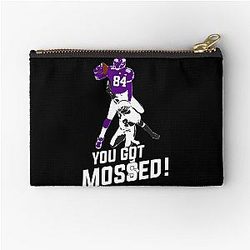 Randy Moss over Charles Woodson You Got Mossed Zipper Pouch