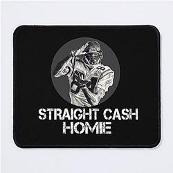 Randy Moss Straight Cash Homie Funny Vikings Patriots Gift Football Novelty Awesome Cool Hilarious Gag Mouse Pad