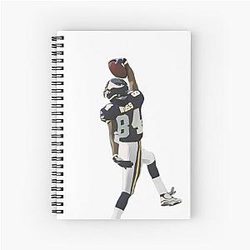 Randy Moss Minnesota Vikings Spiral Notebook
