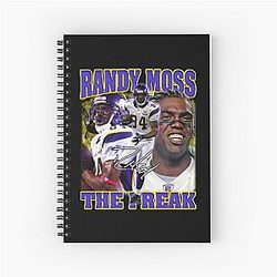 Randy Moss Spiral Notebook