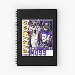 Randy Moss Spiral Notebook