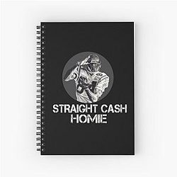 Randy Moss Straight Cash Homie Fun Vikings Patriots Gift Football Awesome Novelty Gag Notebook