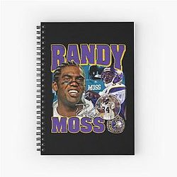 Randy Moss Straight Cash Spiral Notebook