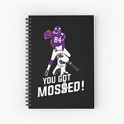 Randy Moss Over Charles Woodson You got mossed Notebook