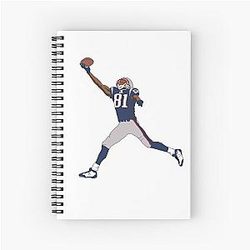Randy Moss Patriots Notebook