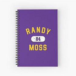 The Freak: Randy Moss Spiral Notebook