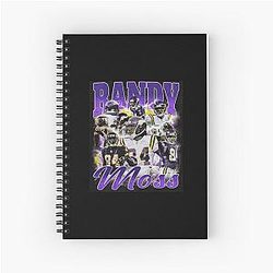 Randy Moss Retro Spiral Notebook
