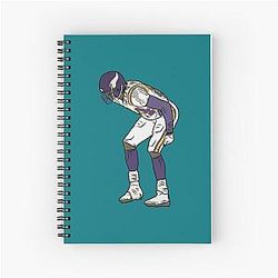 Randy Moss Celebration Spiral Notebook