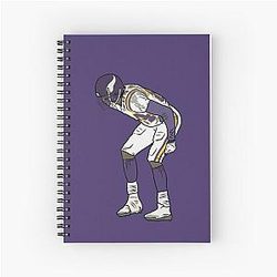 Randy Moss Mooning Celebration Spiral Notebook