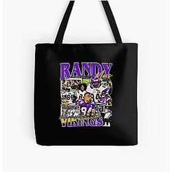 Randy Moss Vintage Bootleg Print Tote Bag