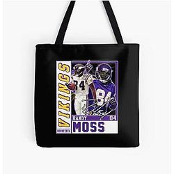 Randy Moss All Over Print Tote Bag