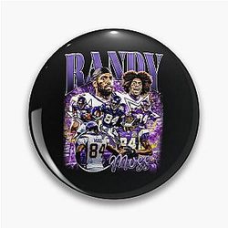 Randy Moss Bootleg Tee Pin