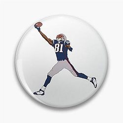 Randy Moss Patriots Pin