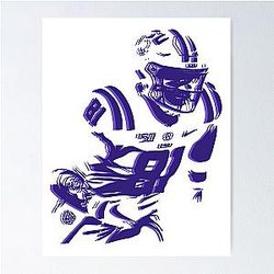 Randy Moss Football Poster
