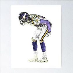 Randy Moss moons Lambeau Field Iconic NFL Moment Art Poster