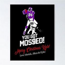 Randy Moss vs Charles Woodson You Got Mossed Poster