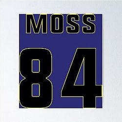 Randy Moss 84 Poster