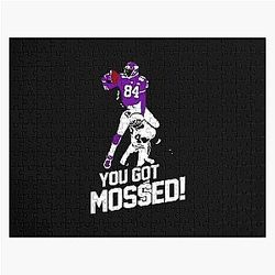Randy Moss Over Charles Woodson Jigsaw Puzzle