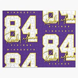 Vikings Randy Moss Signature Design Jigsaw Puzzle