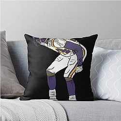 Randy Moss Mooning Celebration Throw Pillow