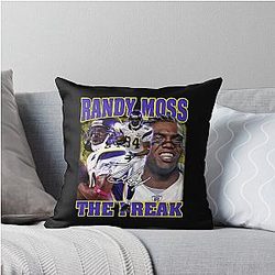 Randy Moss Straight Cash Homie Throw Pillow