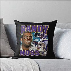 Randy Moss Straight Homie Throw Pillow
