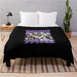 Randy Moss Retro Throw Blanket