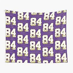 Vikings Randy Moss Signature Design Tapestry