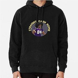 Randy Moss Straight Cash Homie Funny Vikings Patriots Gift Football Novelty Awesome Cool Hilarious Pullover Hoodie