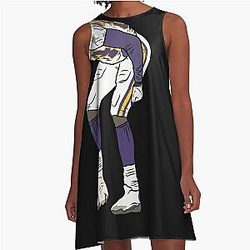 Randy Moss Mooning A-Line Dress