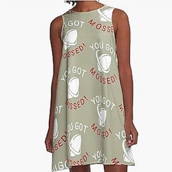 You Got Mossed Show Randy Moss Football A-Line Dress